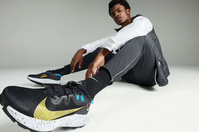 nike running pegasus trail 2 trainers in yellow