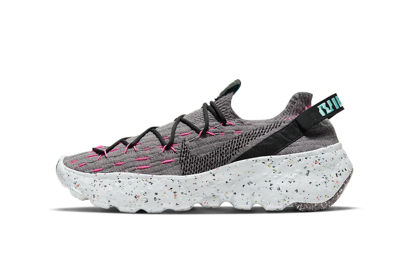 nike space hippie 04 smoke grey black pink blast CZ6398 003 release info date store list buying guide photos 