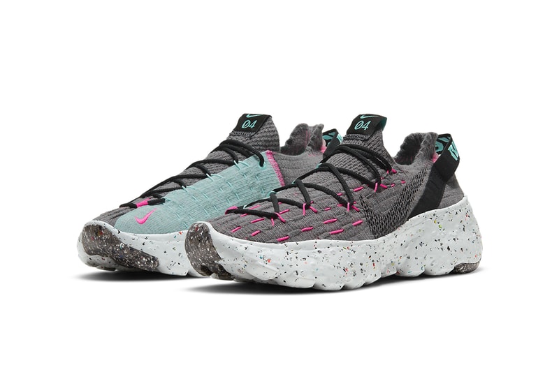 nike space hippie 04 smoke grey black pink blast CZ6398 003 release info date store list buying guide photos 