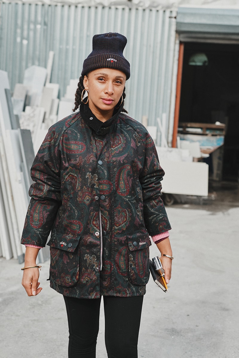 noah barbour spring summer 2021 wax jacket release information details brendon babenzien paisley zebra print