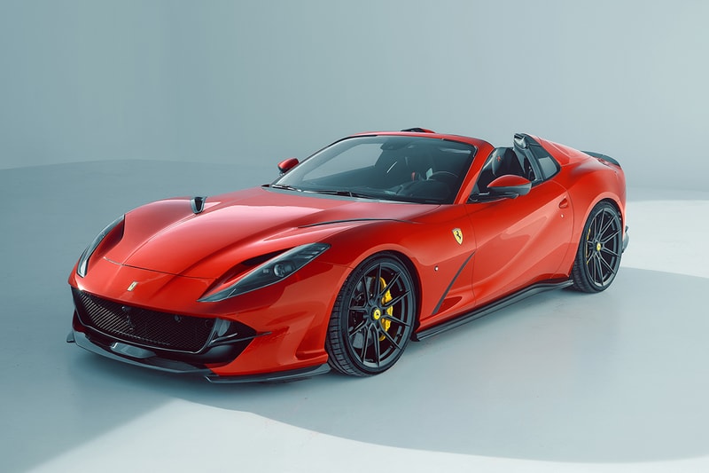 novitec germany refinement tuning workshop ferrari 812 gts upgrade kit vossen forged wheels 840 horsepower v12 engine
