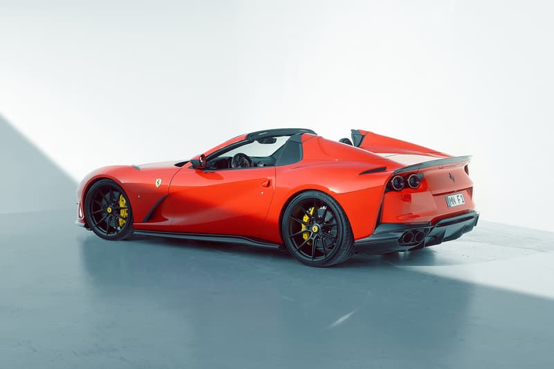 novitec germany refinement tuning workshop ferrari 812 gts upgrade kit vossen forged wheels 840 horsepower v12 engine