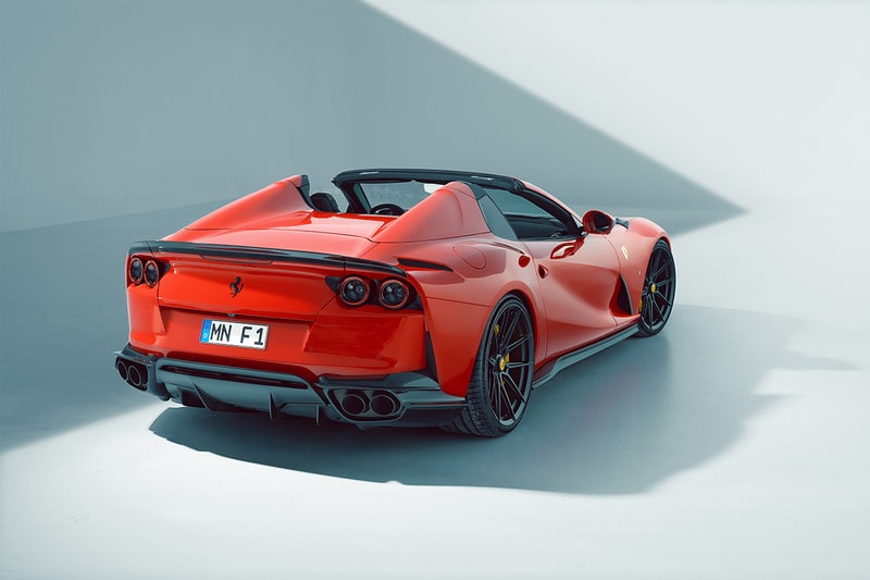 novitec germany refinement tuning workshop ferrari 812 gts upgrade kit vossen forged wheels 840 horsepower v12 engine