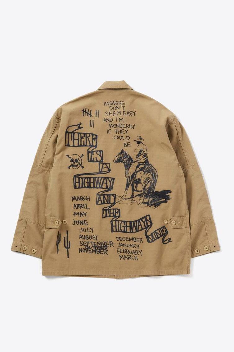 One Of These Days x NEIGHBORHOOD Collaboration collection capsule spring summer 2021 ss21 townes van zandt high low in between western americana cowboy japan release date info buy february 26