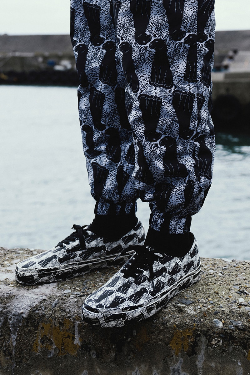 opening ceremony vans authentic qlt abstract snake black leopard track suit pant tote bag shoes release info date price store list buying guide photos accessories apparel 