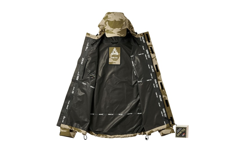 Palace Spring 2021 Outerwear release GORE-TEX jackets coats pink grey Black Camo when does it drop
