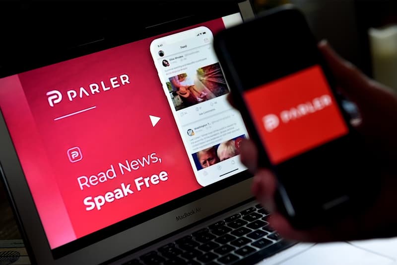 parler alternative social media platform right wing conservative john matze mark meckler amazon suspension google apple online service resumption