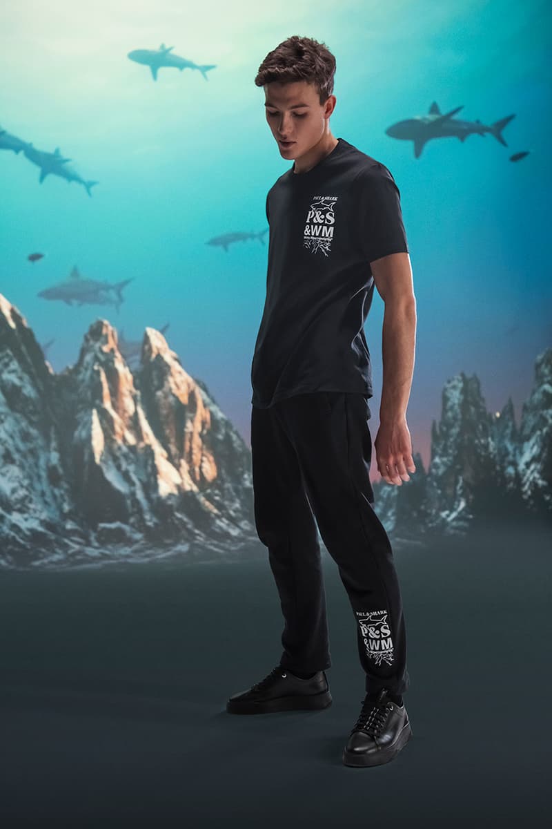 paul and shark white mountaineering jacket fashion t-shirt sweater pants streetwear durable lookbook aw21 japanese italian hiking outdoors high funtionality performance gear