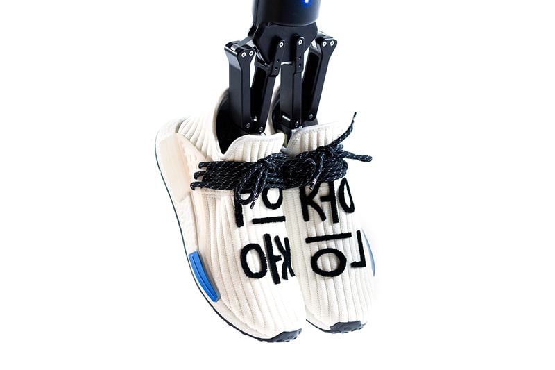 pharrell adidas nmd hu cream light pink blue Q46454 release date photos store list buying guide autonomous robot 