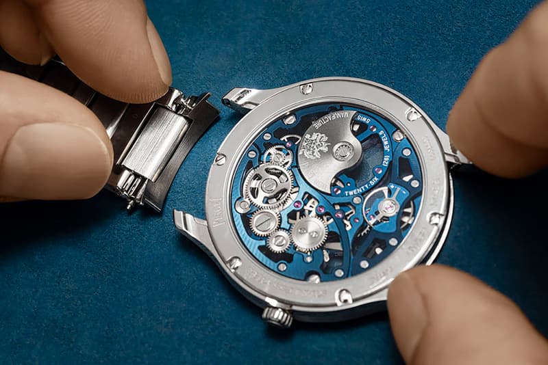 Piaget Uses 1200S Ultra-Thin Skeleton Movement For Slimmer Polo Skeleton