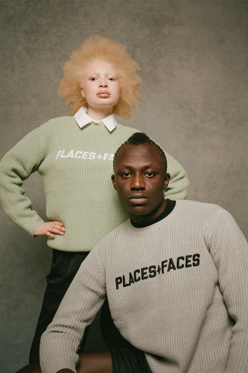 Places+Faces First 2021 Drop Release Collection Launch Lookbooks Fashion Spring Summer Fall Winter 21 Streetstyle Places Plus Faces P+F Logo Knitted Wear Parka Ciesa Truman Show 