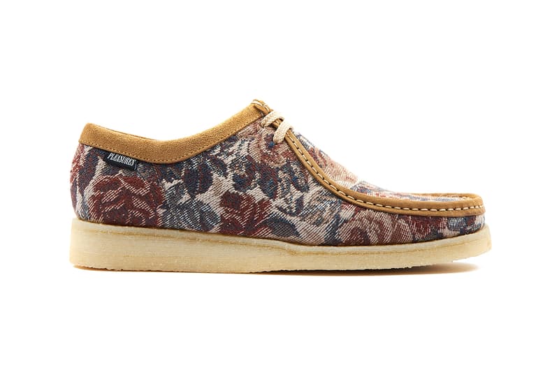 pleasures alex james padmore and barnes clarks wallabee p204 floral olive release details