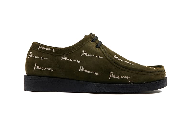 pleasures alex james padmore and barnes clarks wallabee p204 floral olive release details
