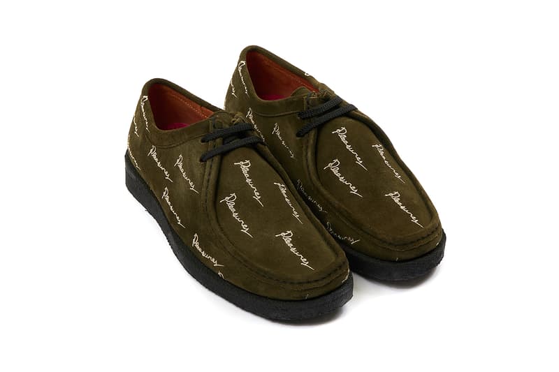 pleasures alex james padmore and barnes clarks wallabee p204 floral olive release details