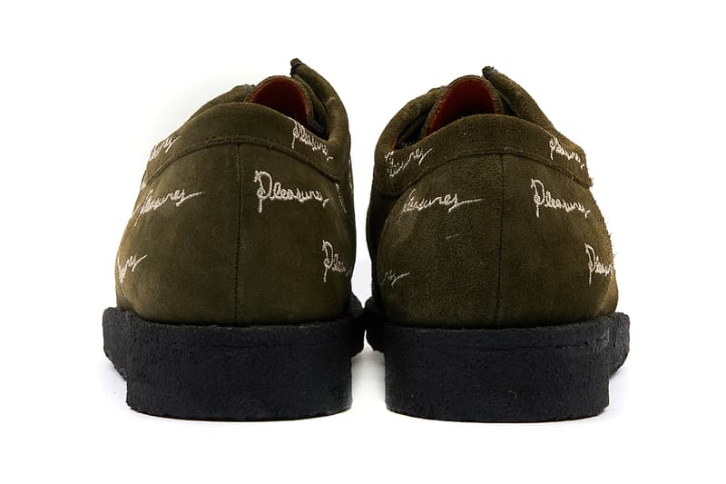 pleasures alex james padmore and barnes clarks wallabee p204 floral olive release details