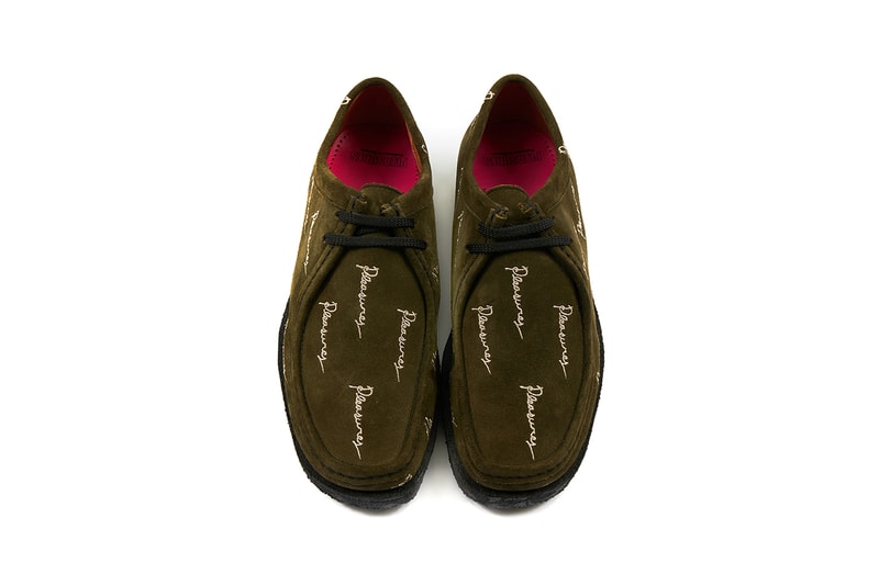 pleasures alex james padmore and barnes clarks wallabee p204 floral olive release details