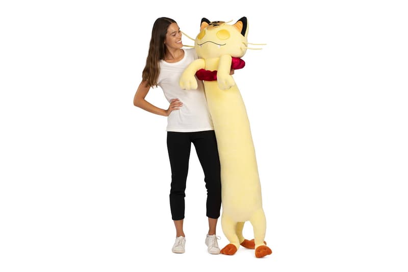 Pokémon Center Drops Massive 65-Inch Gigantamax Meowth Poké Plush ash nintendo toys plush sword and shield pillows