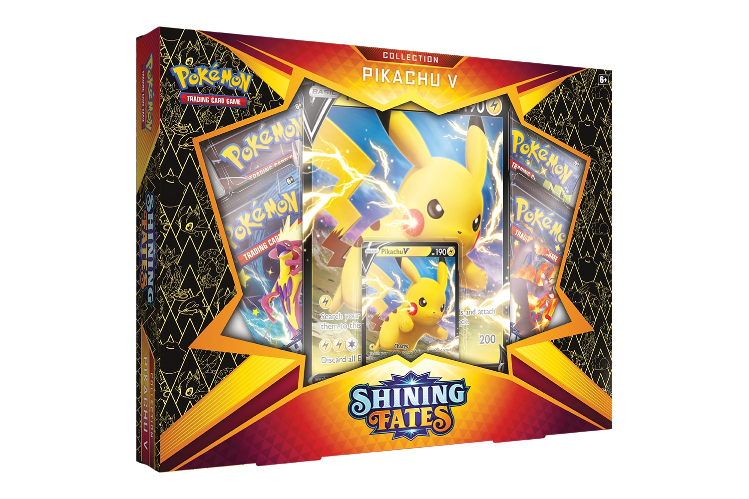 Pokémon TCG Shining Fates Expansion Now Available News Release Charizard Pikachu VMAX V Booters TCG Gaming Eevee ETB Elite trainer box 