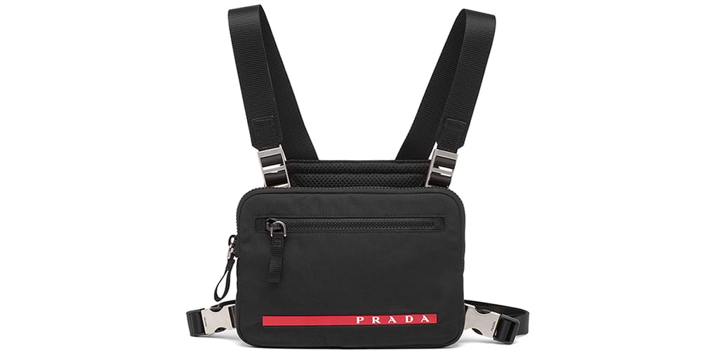 Prada Updates Technical Chest Rig Bag 