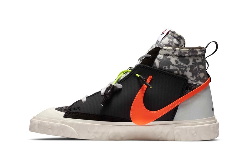 READYMADE Nike Blazer Mid Official Look Release Info CZ3589-001 Colorways Yuta Hosokawa White Black Orange 
