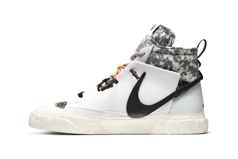 READYMADE Nike Blazer Mid Official Look Release Info CZ3589-001 Colorways Yuta Hosokawa White Black Orange 