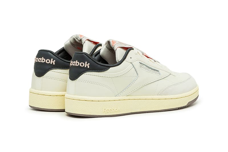 Reebok Club C 85 Chinese New Year Classic White Pale Yellow Golden Bronze FY7510 CNY 2021 Year of the Ox Sun Moon Classic Sneaker Release Information Drop Date Closer First Look