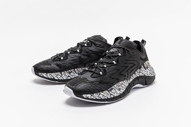 Reebok x BlackEyePatch SS21 Collaboration Info Retro Skateboarding Culture sneakers footwear Zig Kinetica II black white