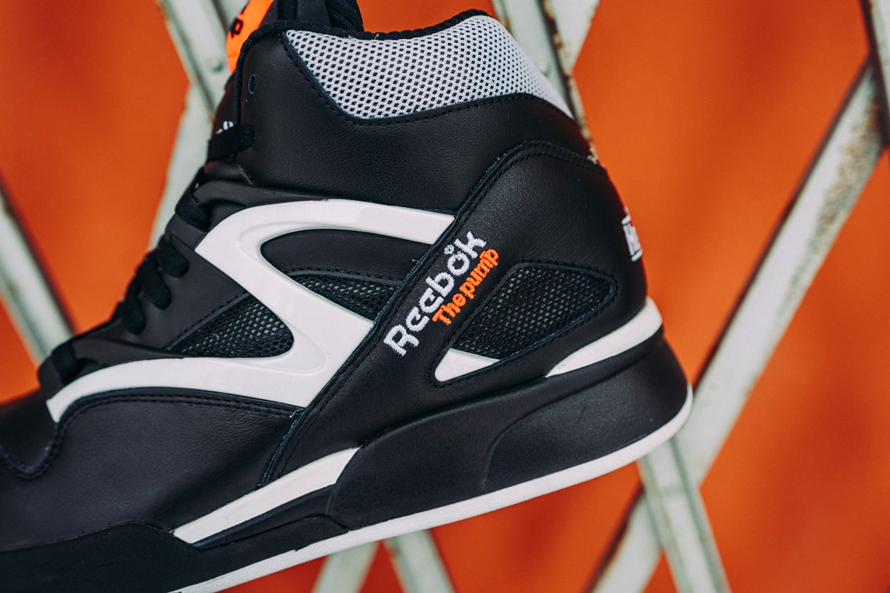 reebok pump omni zone ii 2 dunk contest shoes no look retro black white orange official release date info photos price store list buying guide g57539