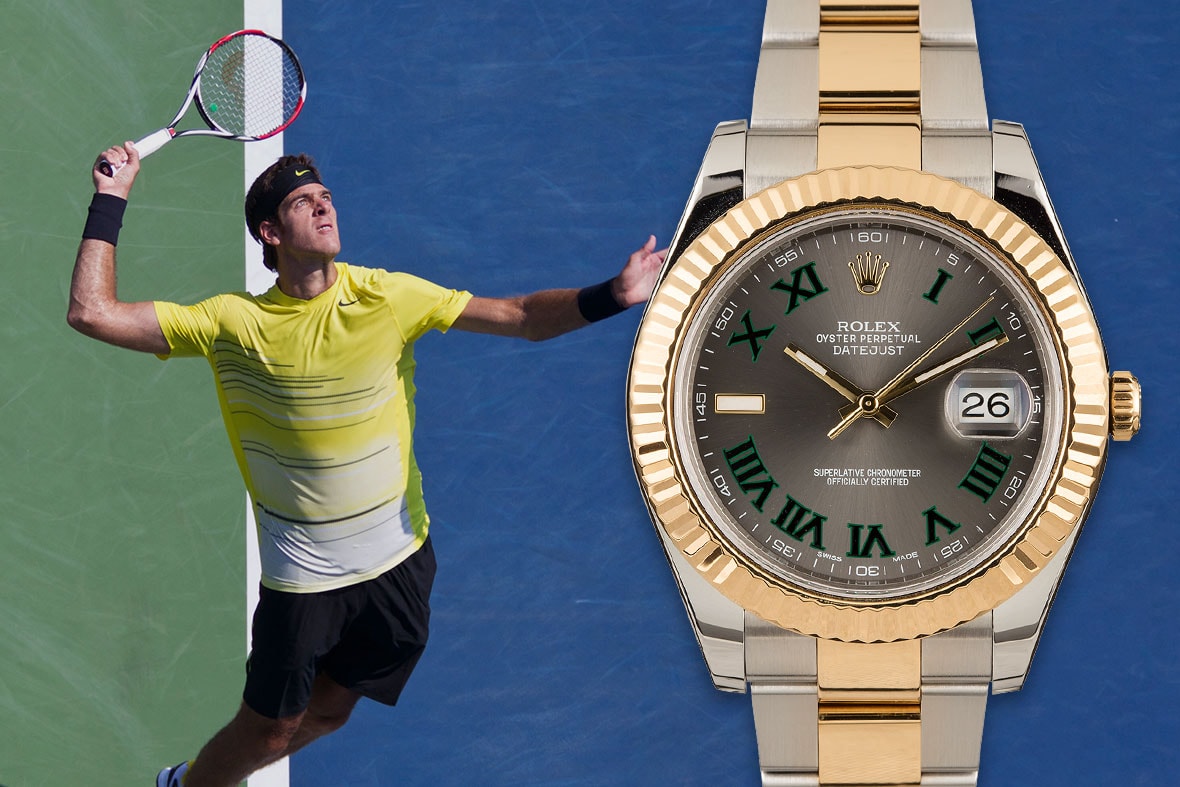 Rolex Tennis on court players wrist check round up Rafael Nadal  ATP Roger Federer Karen Khachanov Dominic Thiem Garbiñe muguruza Potro Stefanos Tsitsipas wrist watches sports Grand Slam Naomi Osaka 