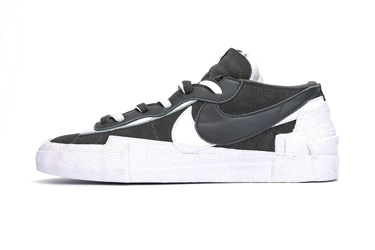 Take a Detailed Look at the sacai x Nike Blazer Low "Dark Grey"