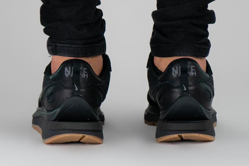 sacai Nike Vaporwaffle Black Gum On-Foot Look Release Info DD1875-001 Buy Date Price Buy Chitose Abe