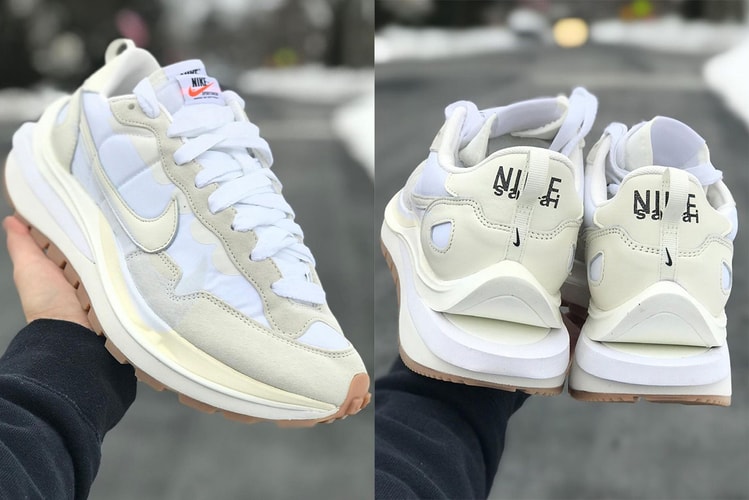 A sacai x Nike Vaporwaffle "Sail" Collaboration With Gum Bottoms Is in the Works