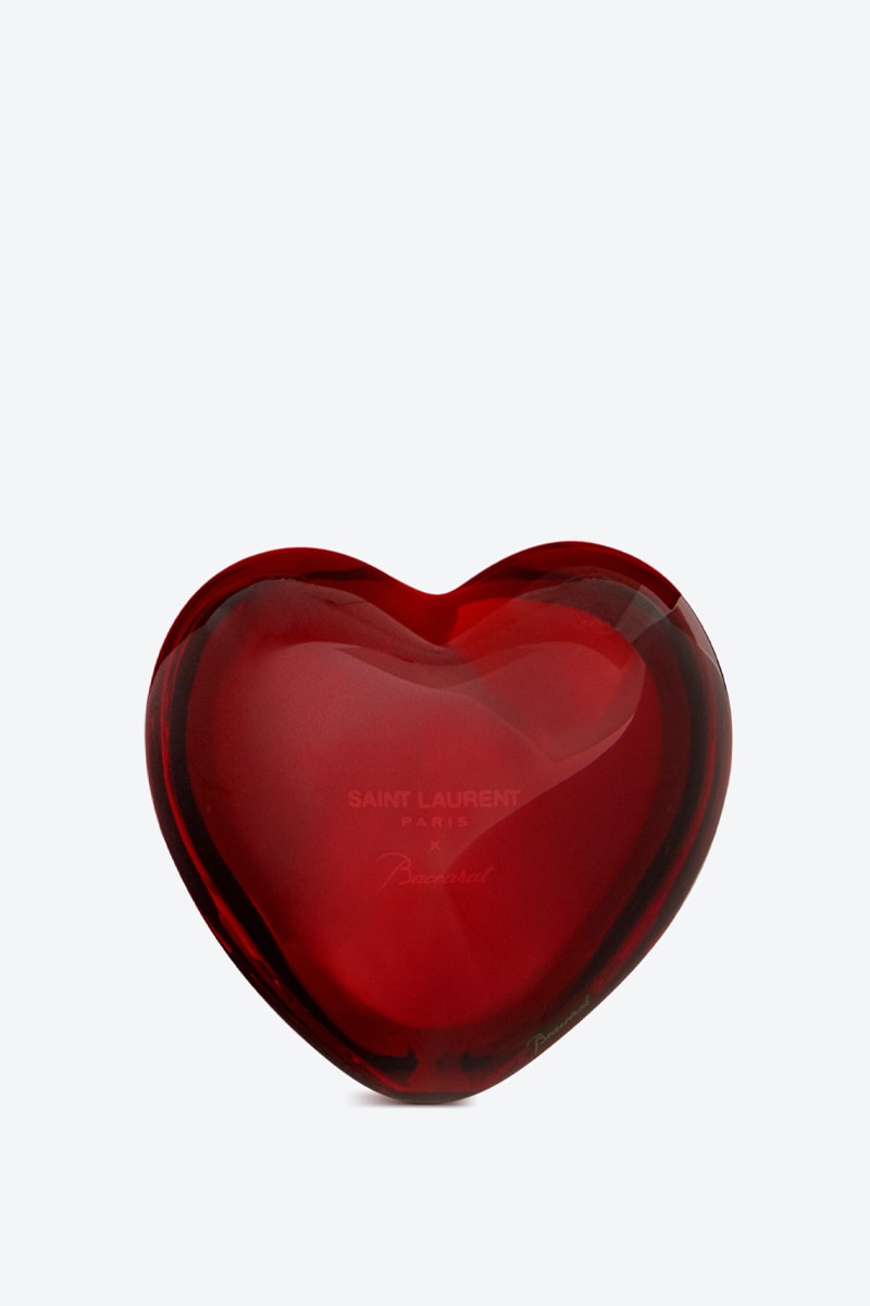 Saint Laurent Valentine's Day Collection Heart Themed Anthony Vaccarello Heartfelt Kering Baccarat Bang & Olufsen Read To Wear Accessories Paris Rive Droit K11 Musea Boutique