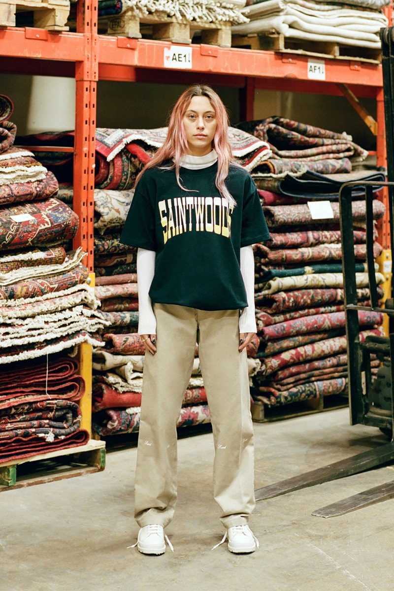 SAINTWOODS SW.011 Latest Collection Drop Canada Montreal Based Streetwear Denim Rugby shirt ach Macklovitch and Nathan Gannage St. Clair W. Oakwood Toronto Canada