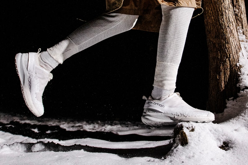 fumito Ganryu Salomon Advanced ultra sneaker footwear fashion japanese running all terrain snow outdoor functionality durability rain cover white 