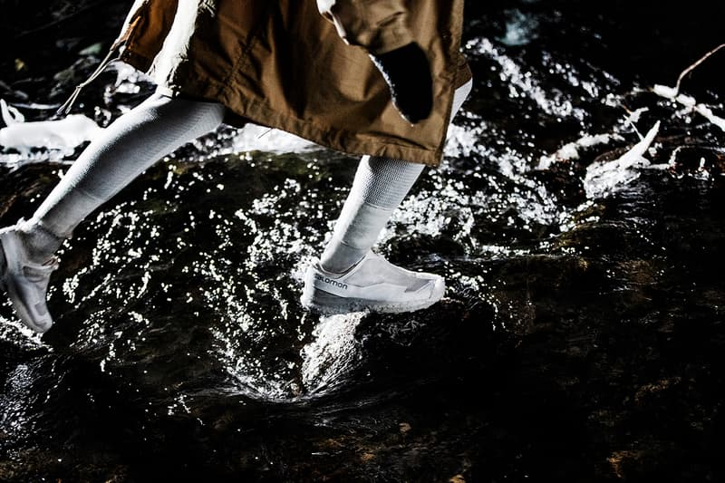 fumito Ganryu Salomon Advanced ultra sneaker footwear fashion japanese running all terrain snow outdoor functionality durability rain cover white