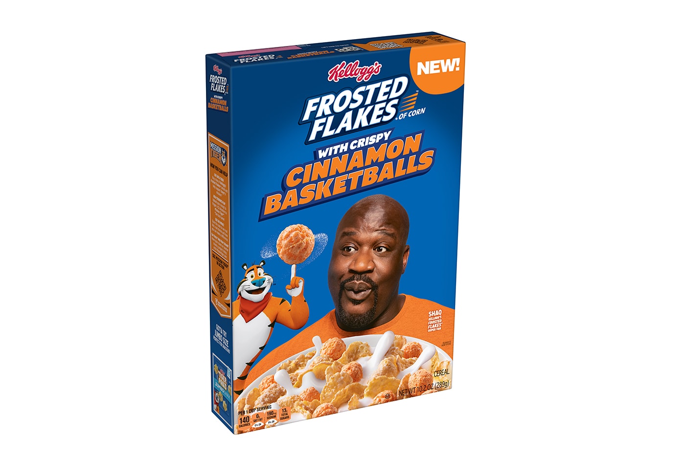 Shaquille O'Neal Kellogg’s Frosted Flakes with Crispy Cinnamon Basketballs Release