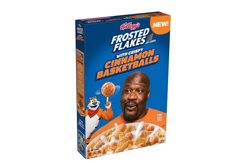 Shaq O'Neal Kellogg’s Frosted Flakes with Crispy Cinnamon Basketballs Release