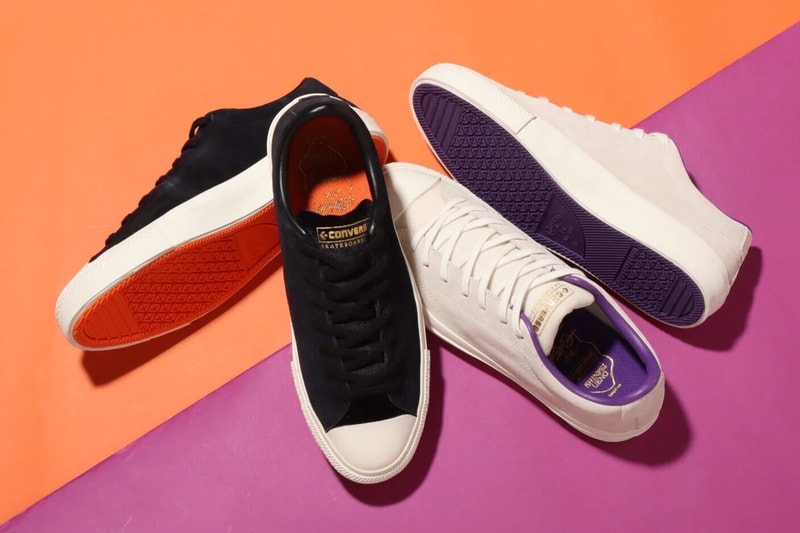 shinpei ueno converse cons skateboarding breakstar ox tightbooth black white orange purple 34200590 34200592 official release date info photos price store list buying guide