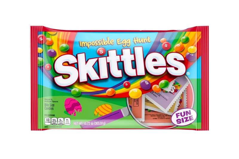 Skittles Impossible Egg Hunt release news East Hunt Candy Food Snacks Target Chewable candy Camouflage taste the rainbow 