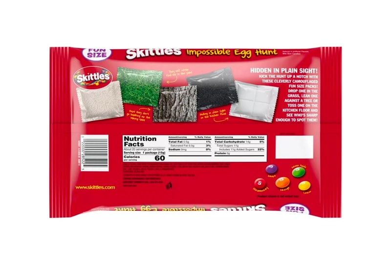 Skittles Impossible Egg Hunt release news East Hunt Candy Food Snacks Target Chewable candy Camouflage taste the rainbow