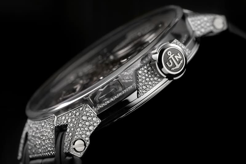 Ulysse Nardin Sparkling Free Wheel Features More Than 2,200 Snow-Set Diamonds