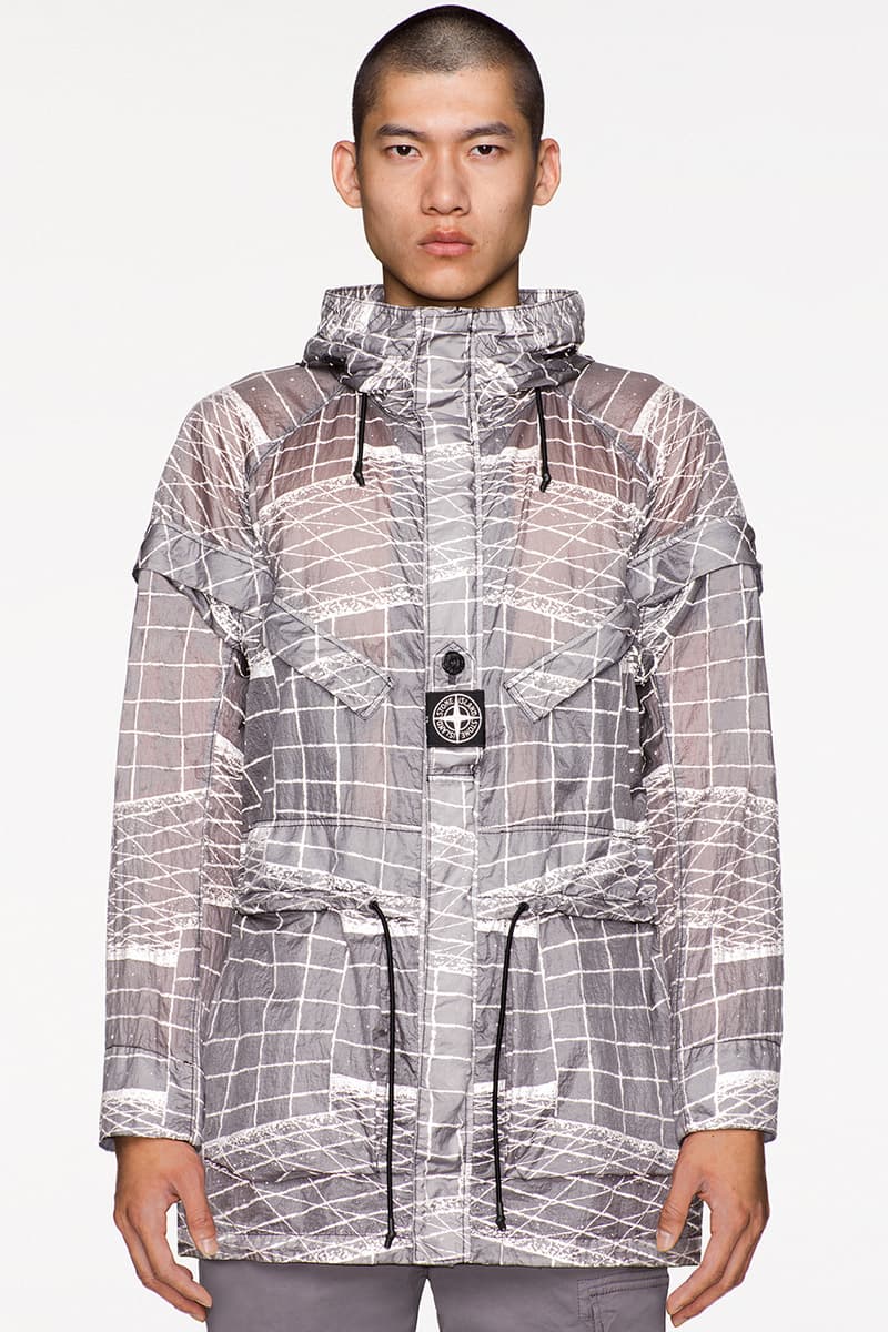 stone island Reflective Grid on Lamy-TC spring summer 2021 moncler details first look video release information