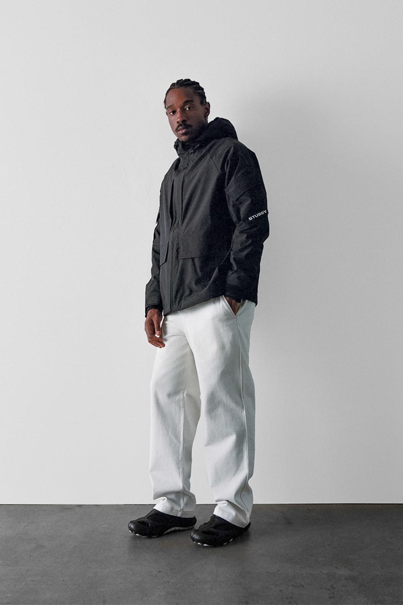 Stüssy Spring 2021 Collection Lookbook Release Information Drop Date Nike Air Huarache LE S21 Liam MacRae Cozy Sherpa Outerwear Hawaiian Prints Shirts T-Shirts Sweaters 8 Ball Print Knit Trousers Jackets Coats