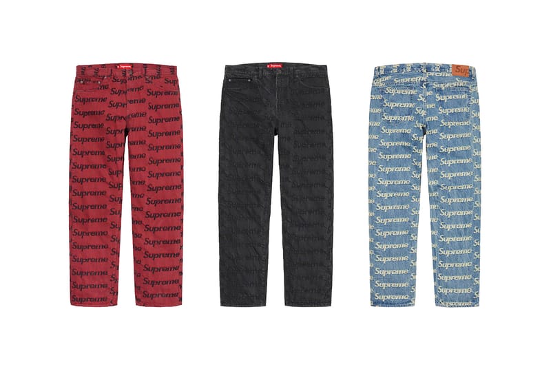 supreme pants jeans