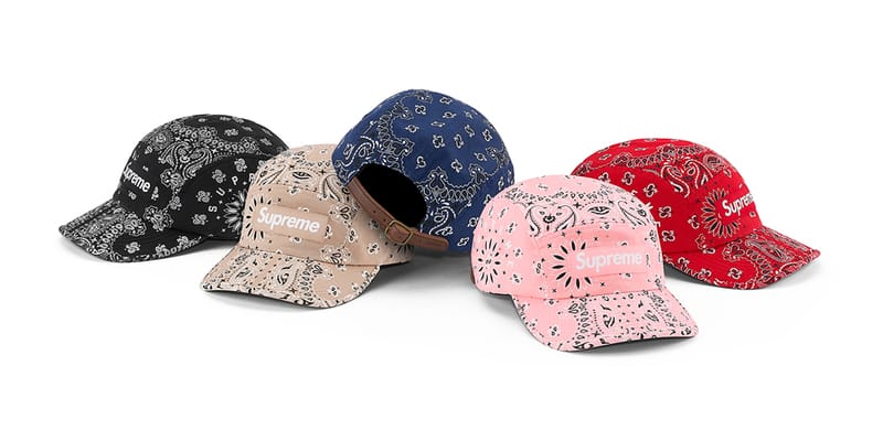 supreme paisley hat