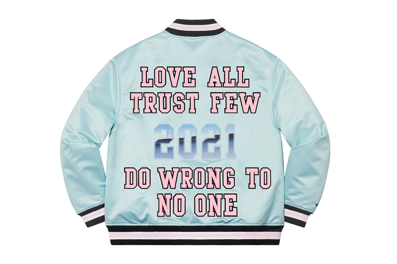 Supreme Spring Summer 2021 Jackets Mitchell & Ness Vanson Cordura Scott Clayton Patterson Dan Colen Sex Pistols Jamie Reid