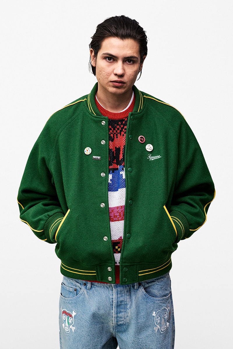 Supreme Spring Summer 2021 Lookbook Release Date Buy Price Jackets Sweaters Hoodies Tops Tees T shirts Bottoms Pants Hats Bags Accessories