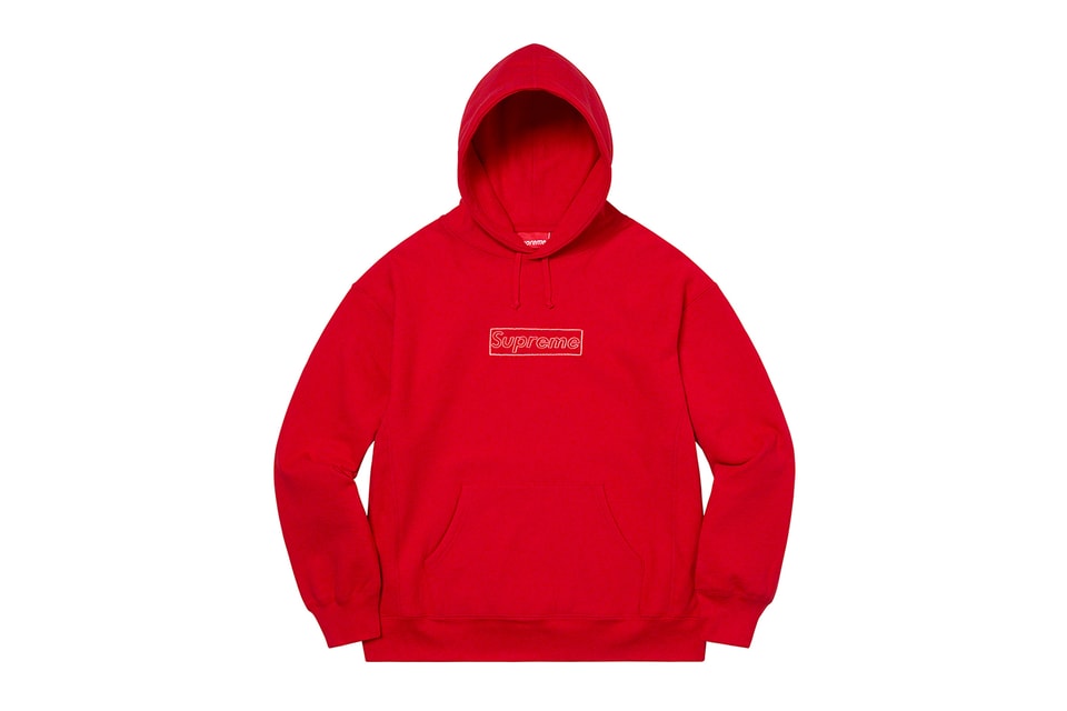 Supreme Orange Box Logo Hooded Sweatshirt  Supreme hoodie, Hooded  sweatshirts, Supreme box logo