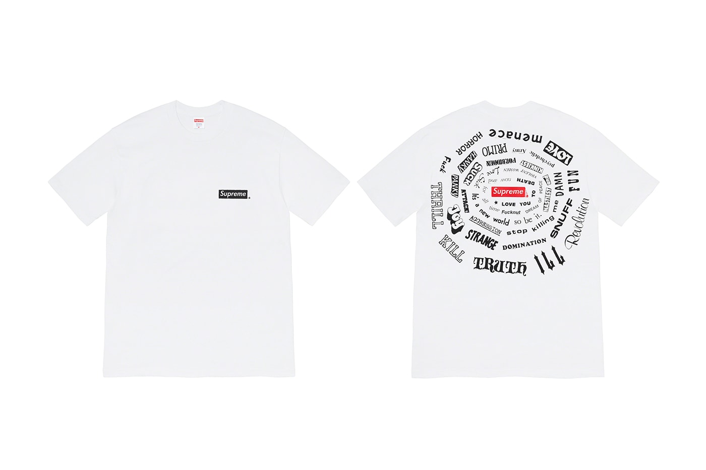 The Supreme T-shirts of Spring 2021